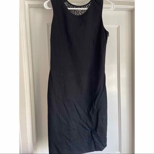 Flattering Black Dress with Lace Back Detail